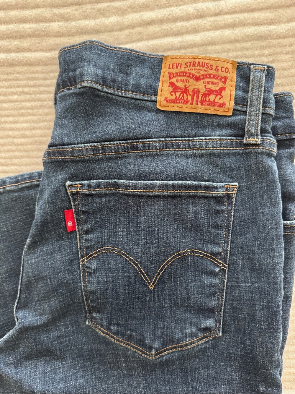 Levi's 311 Shaping Skinny Dark Indigo Denim Jeans